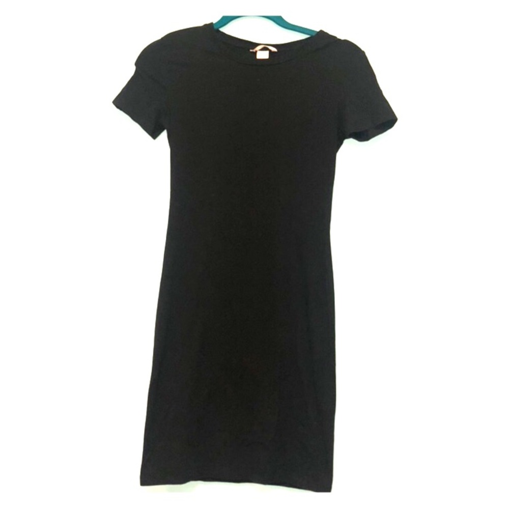 H&M Black Cotton Dress